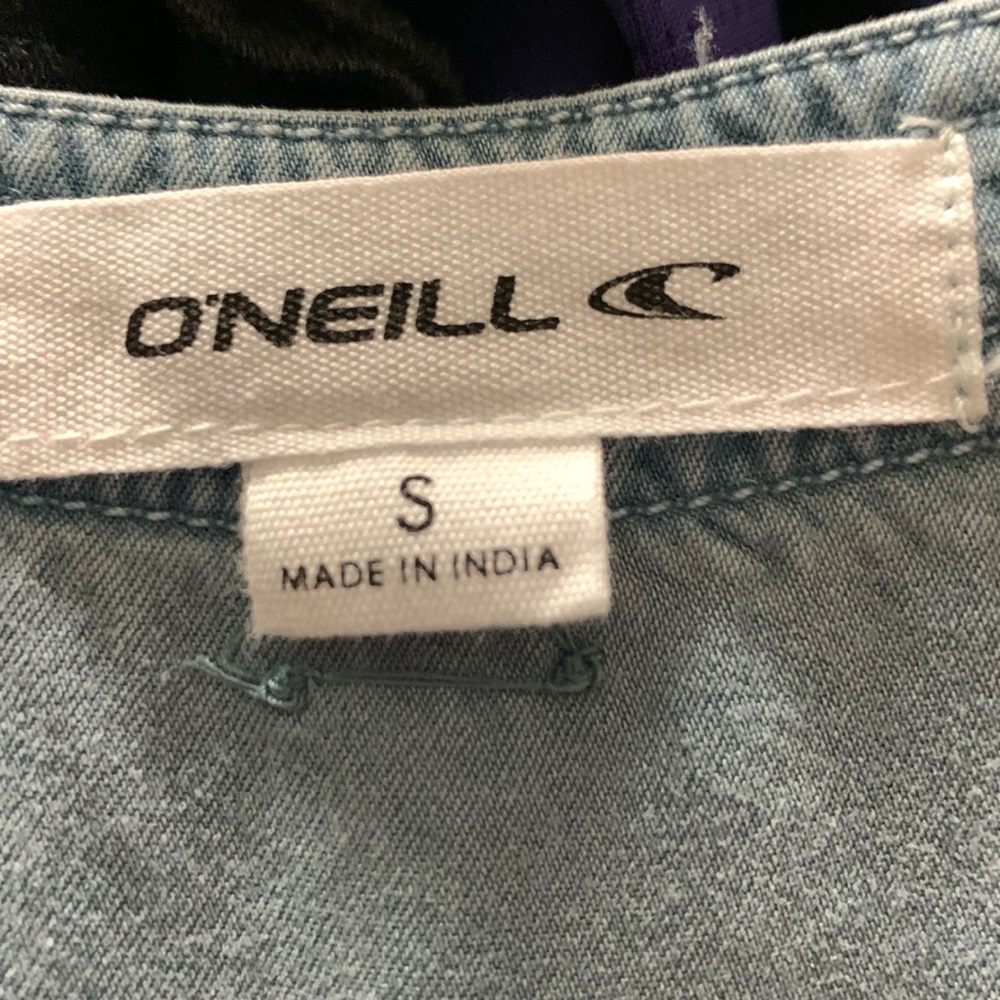 O’neil Super Soft Jean Jumpsuit With Button Front… - image 2